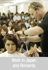 Clive Boon at work in Japan and Romania